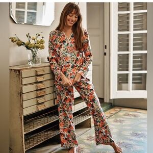 Rifle Paper & Co. x Summersalt Cloud 9 Silky Garden Party Floral Pajama Set